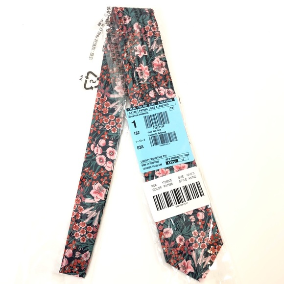 J Crew Tie Liberty Print Mountain Primrose Floral - Picture 3 of 3